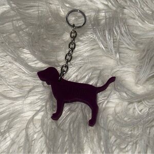 PINK Dog Keychain